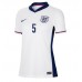 England John Stones #5 Replica Home Shirt Ladies Euro 2024 Short Sleeve